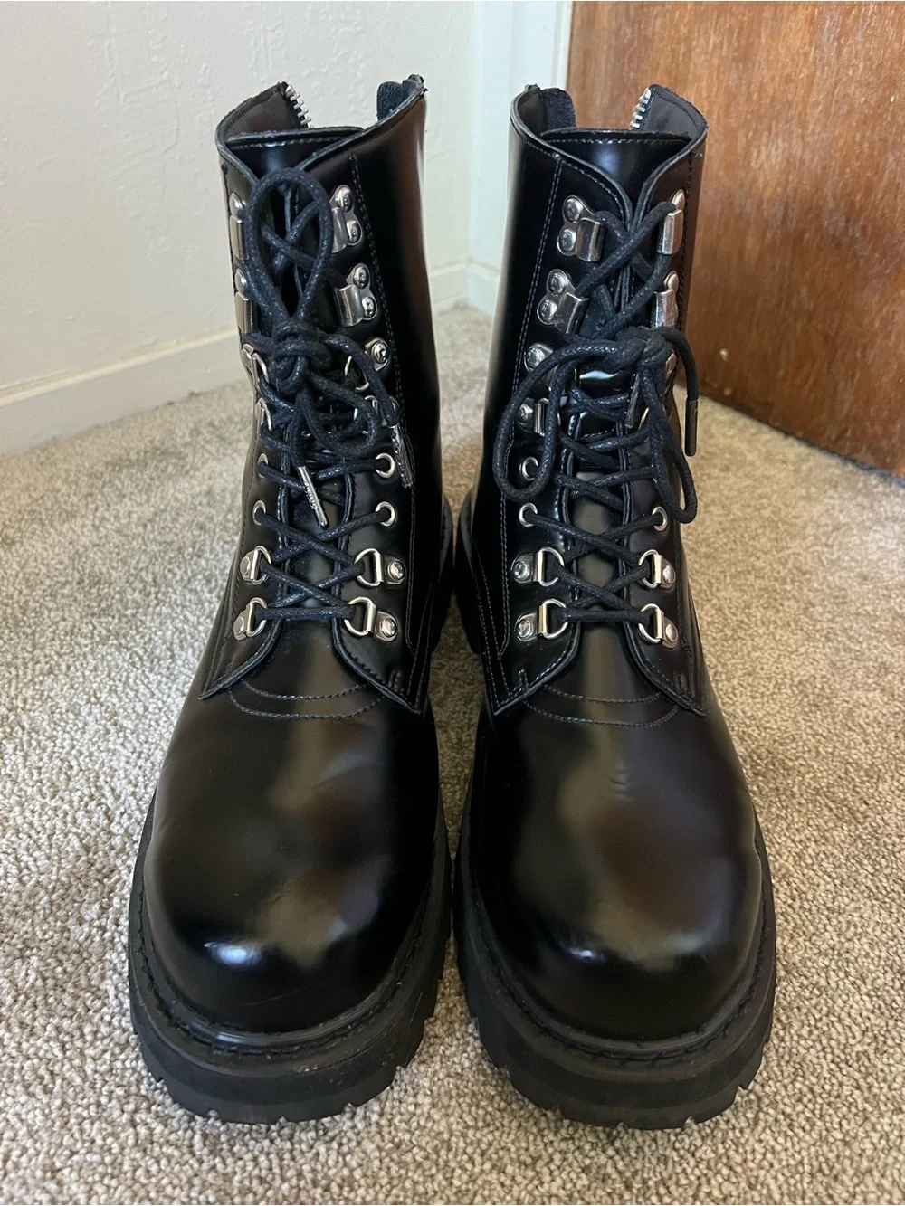 Dr. Martens polished black